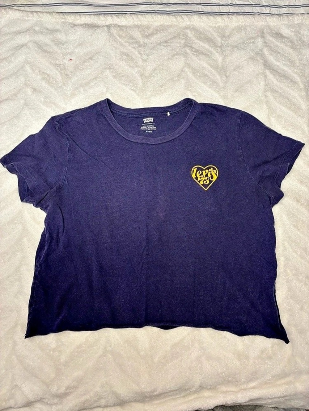 Levi's '73 Heart Graphic T-Shirt Short Sleeve Graphic Tee in Blue